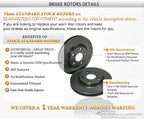 Front Disc Brake Rotors for Ford Fairlane NF NL (1995-1998)