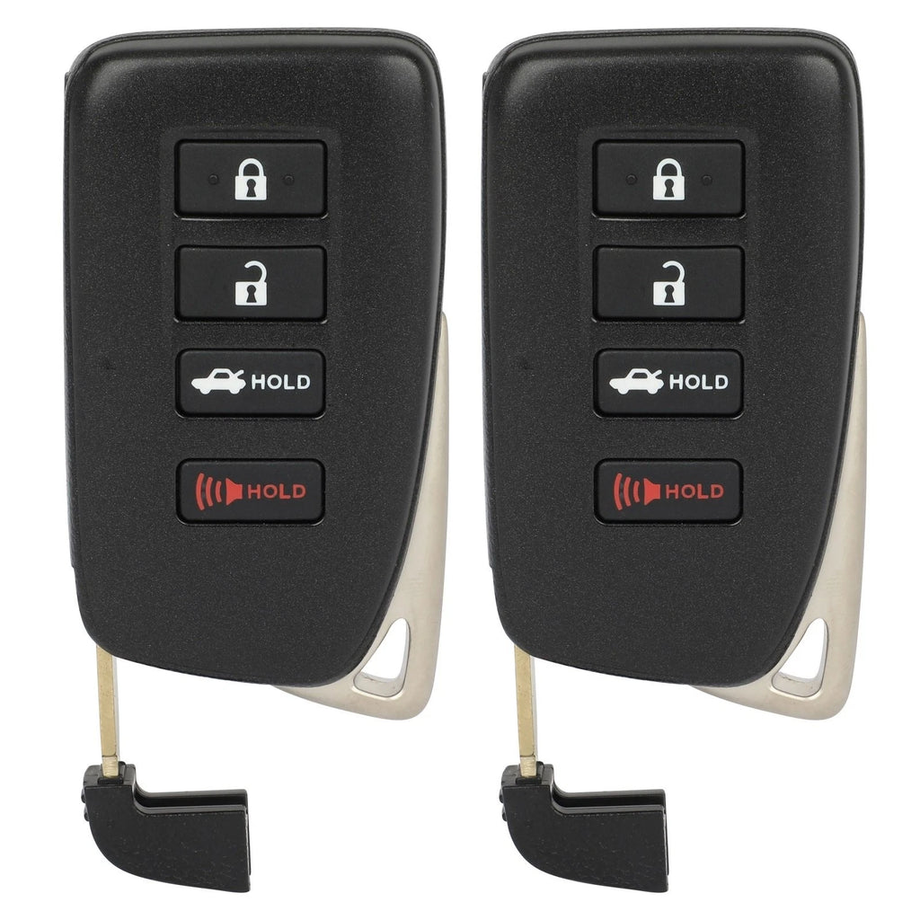 2 Replacement Keyless Entry Remote Fob for Lexus RX350 RX450hL NX200t (2020–2021)
