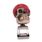 Steering Wheel Spinner Knob for Car (Red Skull Design)
