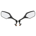 Black Rear View Mirrors with LED Turn Signal for Honda CBR1000RR (2008–2016)