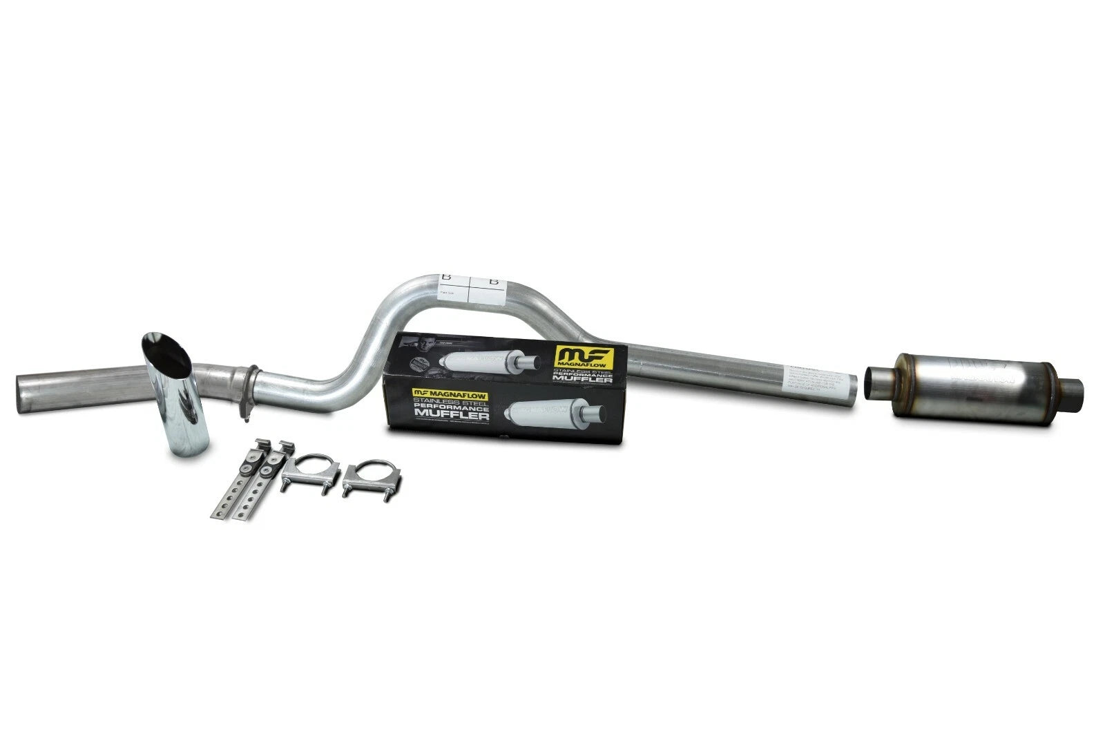 Single 3" Exhaust Kit for Chevy GMC 1500 (1988–1995) - Magnaflow Muffler, Slash Corner