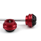 Front Axle Fork Crash Sliders for Honda CB400 VTEC (1992–1998) - Red