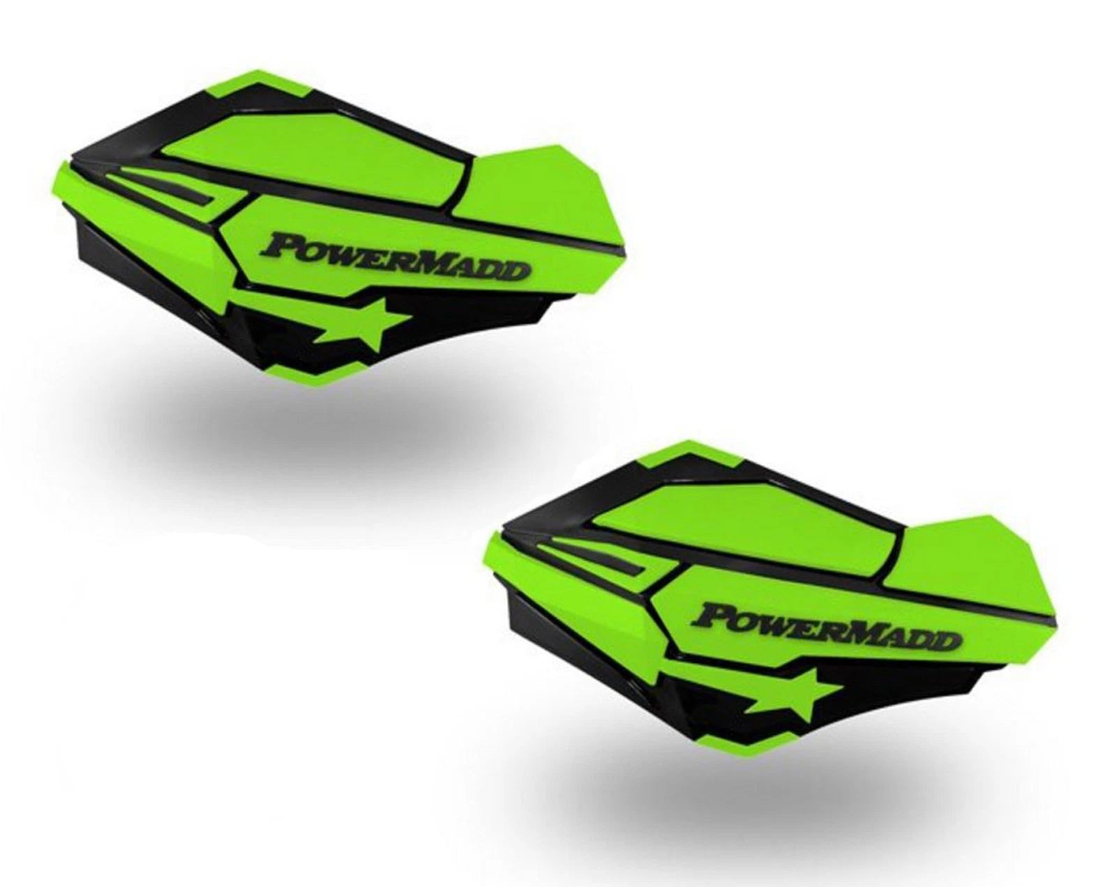 PowerMadd Sentinel Handguards for ATV (Black Green) 34423