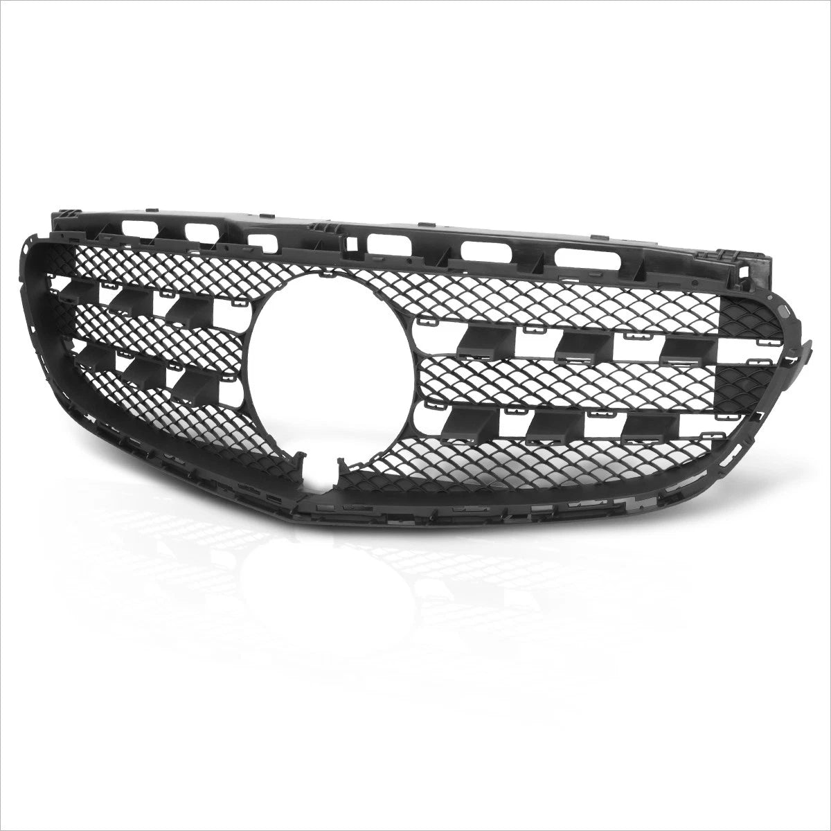 Diamond Mesh Grille with Badge Slot for Mercedes-Benz E250-E550 (2014–2015)
