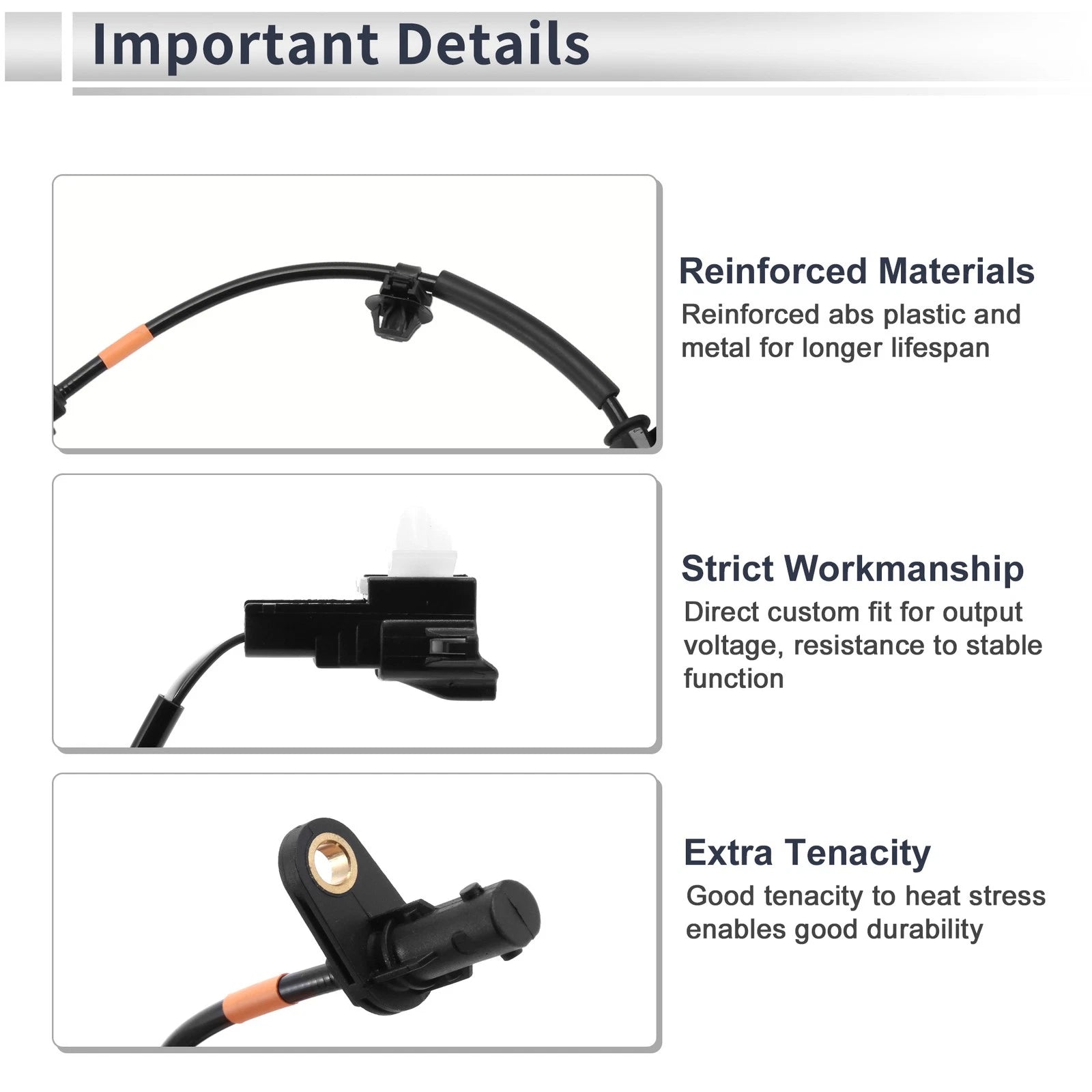 ABS Wheel Speed Sensor No. 598302T500 for Kia Optima (2011–2013)