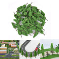 50Pcs 2.28" Model Trees for Diorama Park Train Railroad Landscape