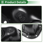 1 Pc Engine Oil Pan No.1210231010 for Toyota Tacoma (2006–2013) Iron Black
