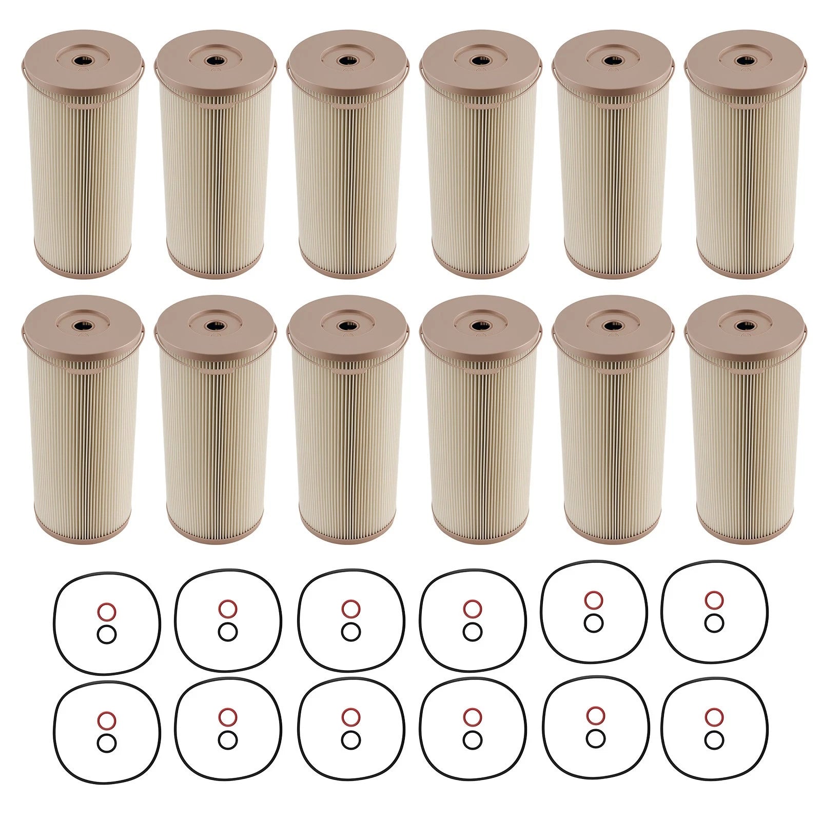 12X Fuel Water Separator Filter for 1000FG (2020) 30 Micron Cartridge