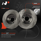 2X Front Disc Brake Rotors for BMW 528i (2011-2016)