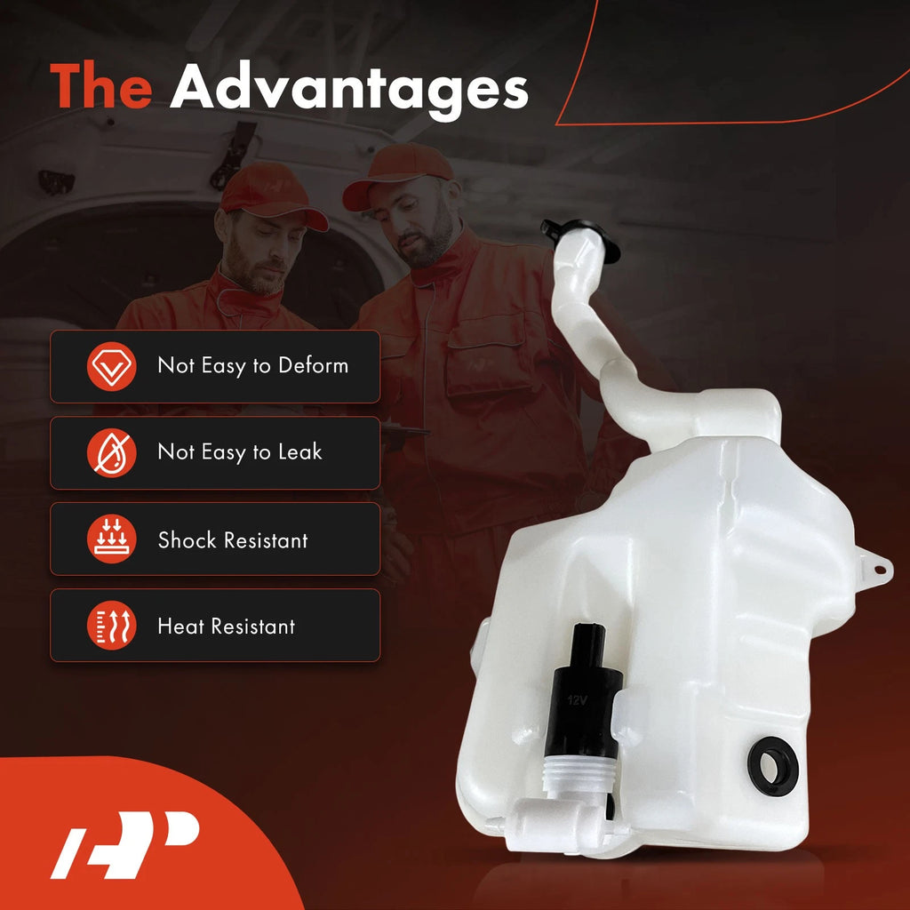 Windshield Washer Reservoir with Pump & Cap for Ford Explorer (2011-2015)