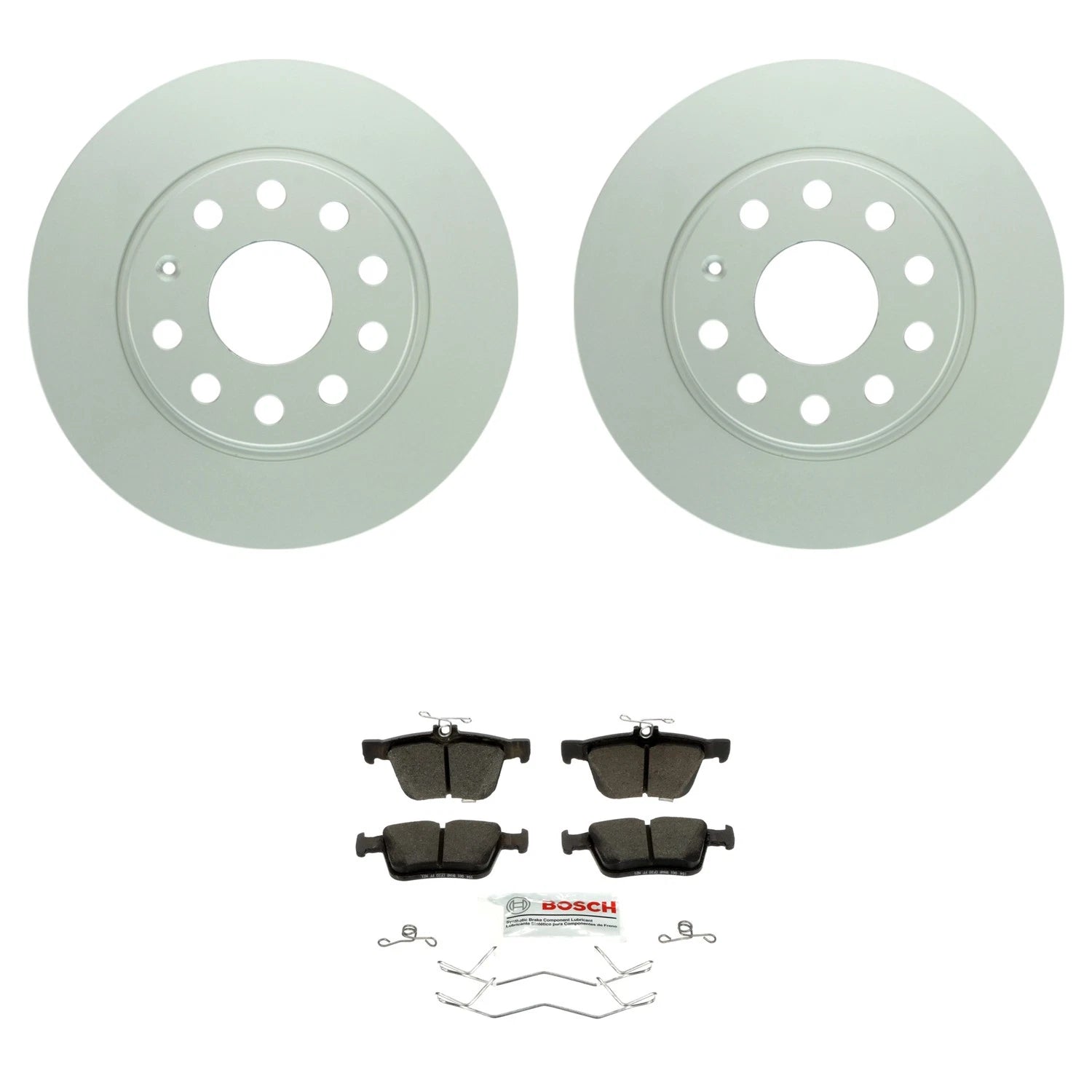 Bosch Quietcast Brake Pad & Rotor Kit for Audi A3 Quattro (2005–2013)