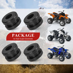 Set of 4 Rubber Heel Guard Grommets for Yamaha Warrior 350 Banshee 350 Blaster 200