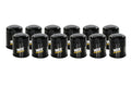 Set of 12 Engine Oil Filters for Chevy, Lexus, Pontiac, Suzuki, Toyota L4