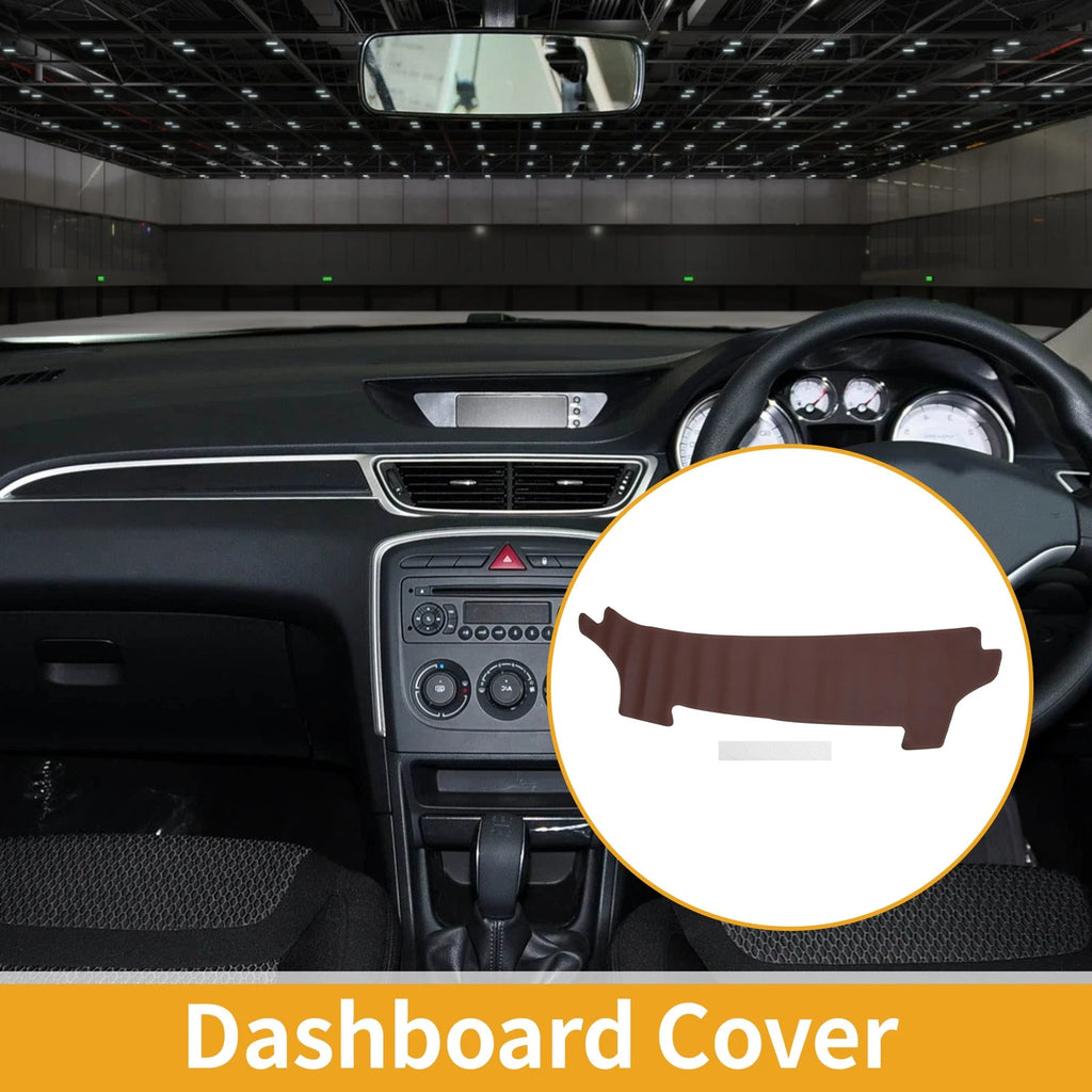 Dashboard Cover Mat for Toyota Prius (2023–2024) Brown Anti-Slip