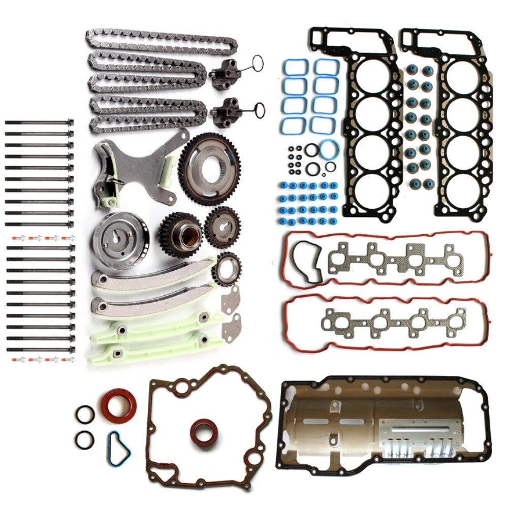 Set of 10 Head Gasket Bolts & Timing Chain Kit for Dodge Ram 1500 (2004–2007)