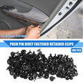 100 Pcs Push Pin Rivet Fastener Clips for Buick Rainier (2005–2007)