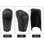 Faux Leather Carbon Fiber Gear Shift Knob Cover for Nissan Black Line 
