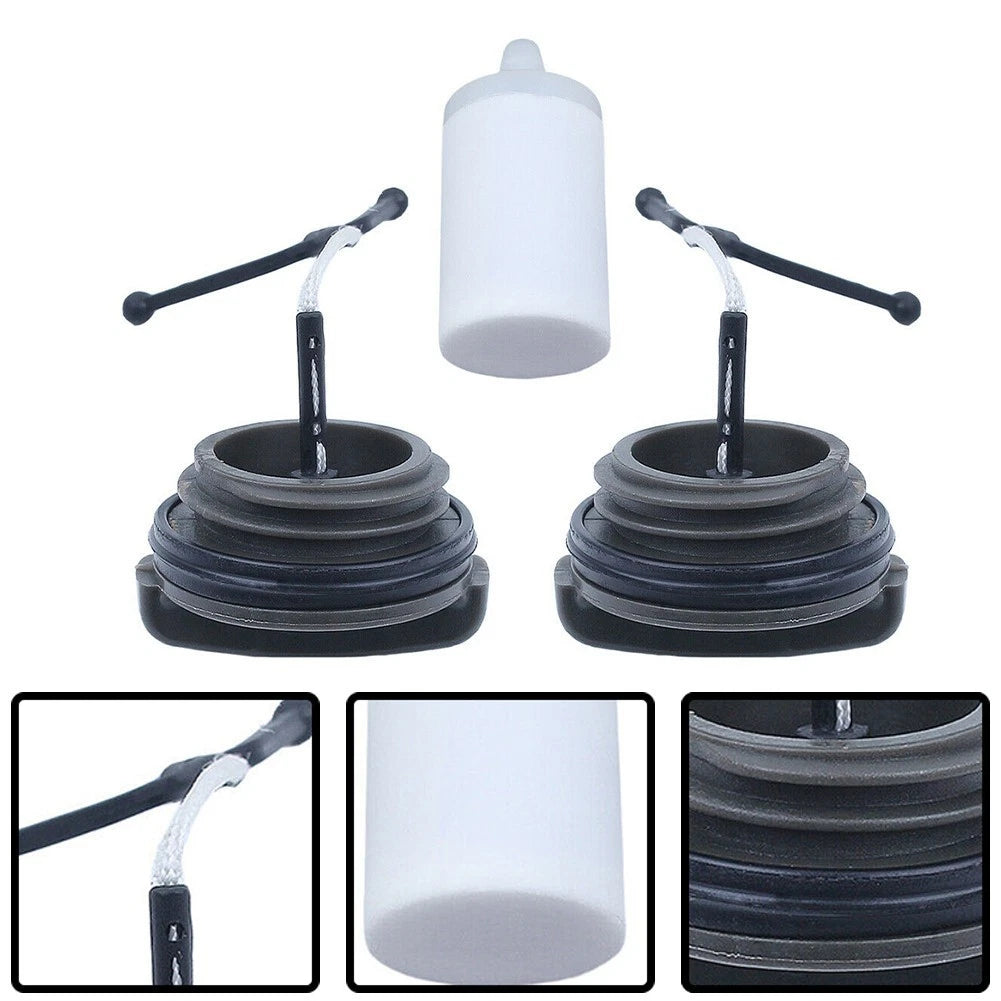 3pcs Fuel Tank Cap Chainsaw Parts #544111203 for 435 450