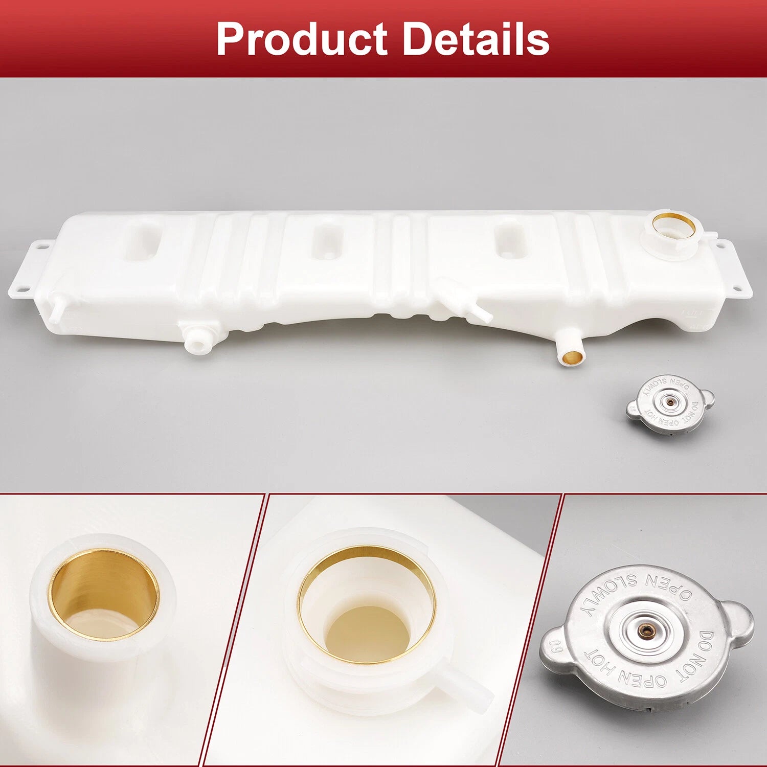 Radiator Expansion Surge Tank for Ford F600 F700 F800 (1980–1998) F6HZ-8A080-B