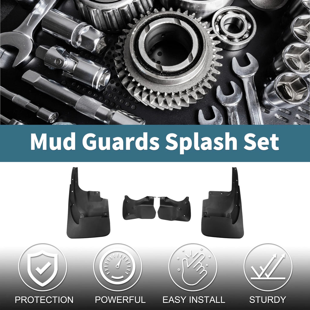 Mud Flaps Splash Guards for Toyota Land Cruiser LC200 (2016–2020)