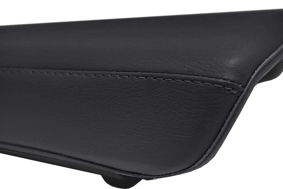 Console Lid Armrest Cover for Tesla Model 3 (2017–2020) Black PVC Leather