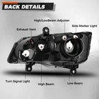 Right Side Headlight for Chrysler Town & Country, Dodge Grand Caravan (2008-2020)
