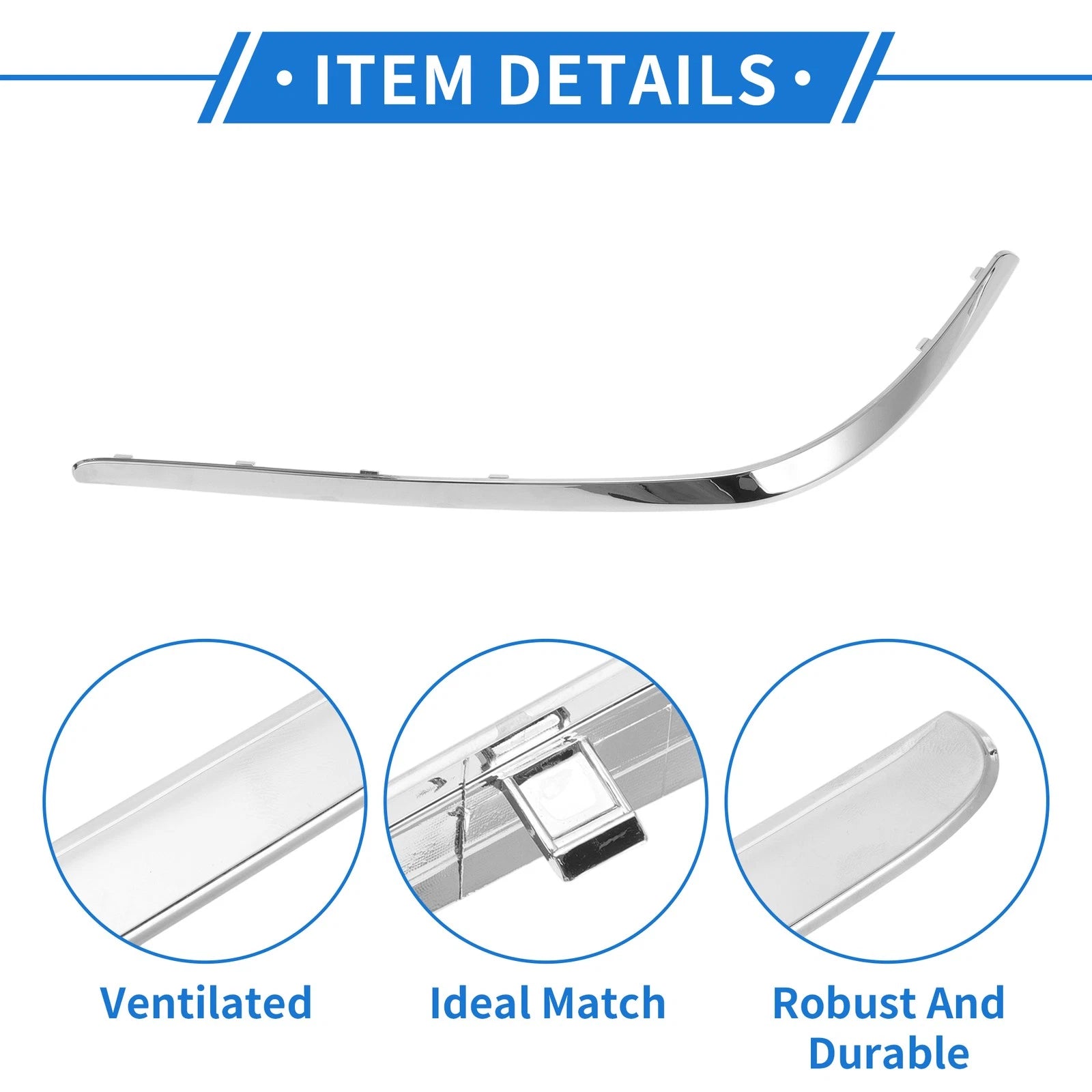 Rear Left Bumper Grille Trim for Mercedes-Benz GL W164 (2010–2012)