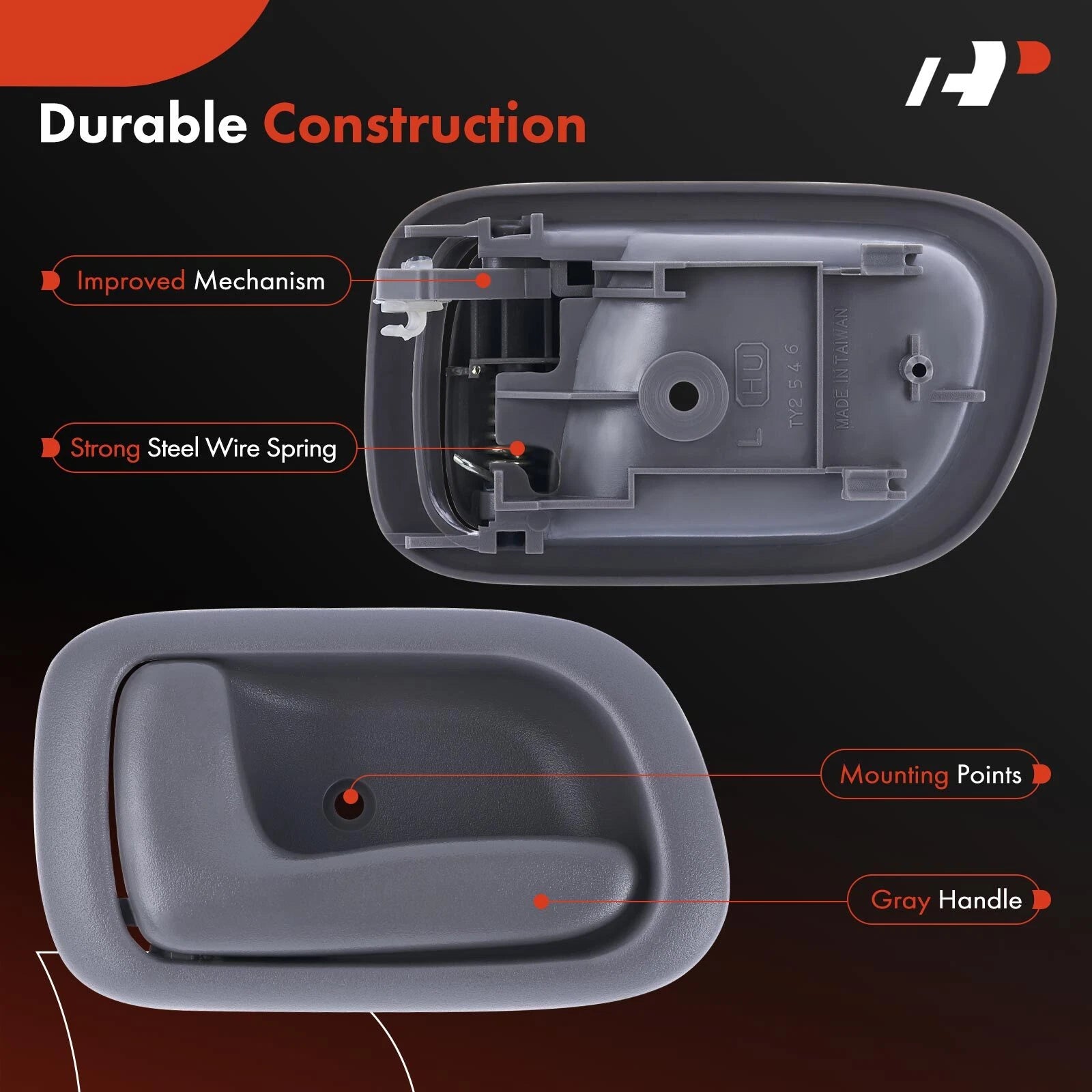 Left Interior Door Handle for Toyota Corolla (1998–2002)