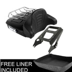 Chopped Trunk Backrest Pad Rack for Harley Touring (2009–2013)