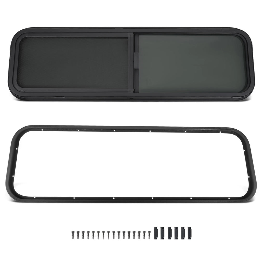 42" x 12" Horizontal Window for RV Trailer Cargo Food Truck (YYYY–YYYY)