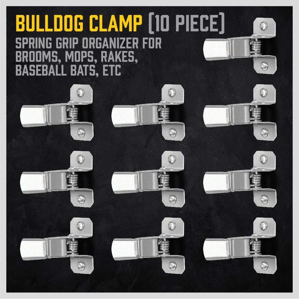 10-Piece Tool Hook and Clip Set for Organizing in Tight Areas