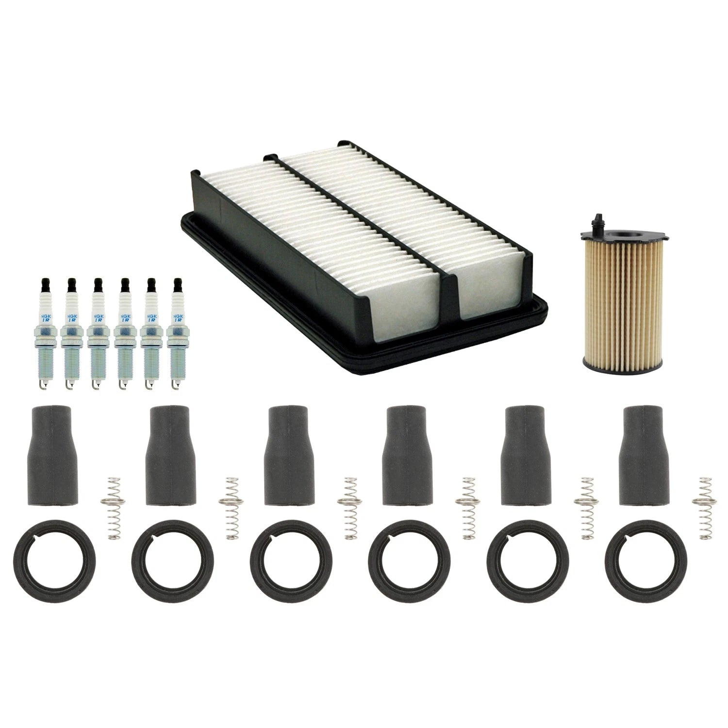 Tune Up Kit with NGK 6 Spark Plugs & Coil Boot for Kia Sedona (2006–2014)