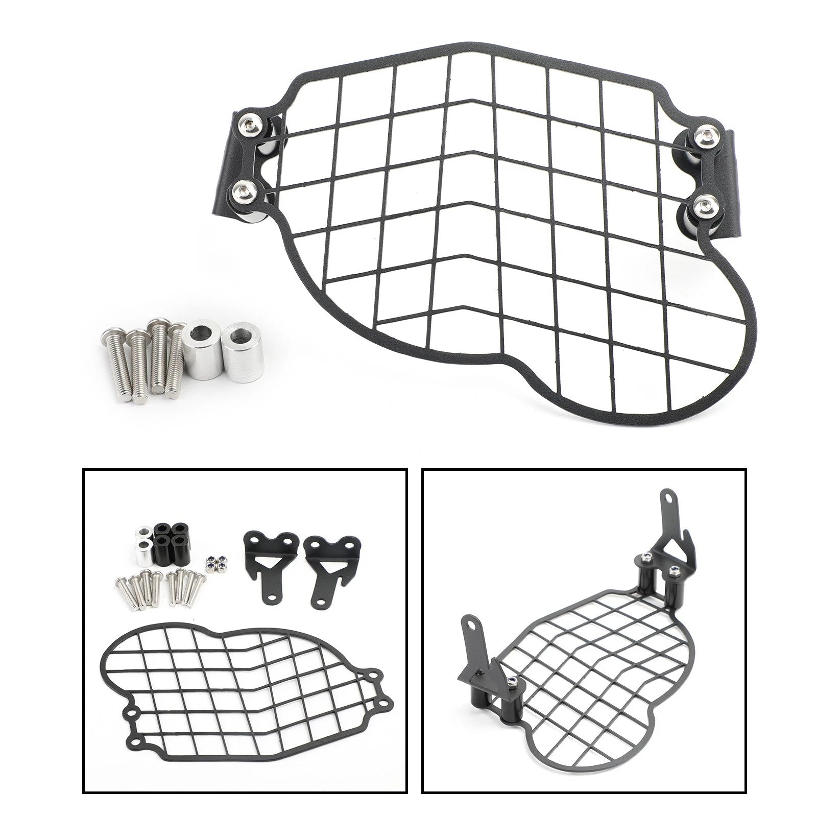 Stainless Steel Headlight Guard Grill Protector for BMW G650GS Sertao (2011–2017)