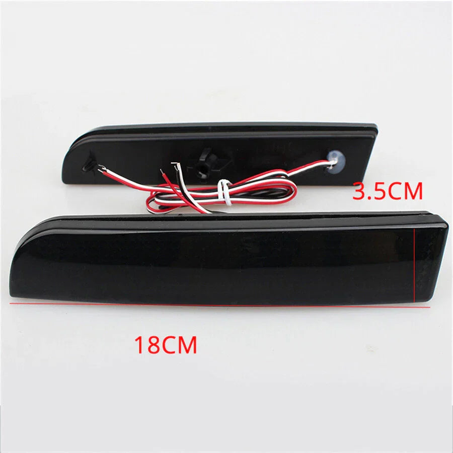 Smoked Lens Rear Bumper Brake Lights  For Mitsubishi Lancer, Outlander