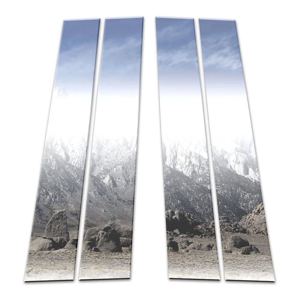 Pillar Post Covers Diamond Grade Stainless Steel 4pc for Lexus RX (2016–2022)
