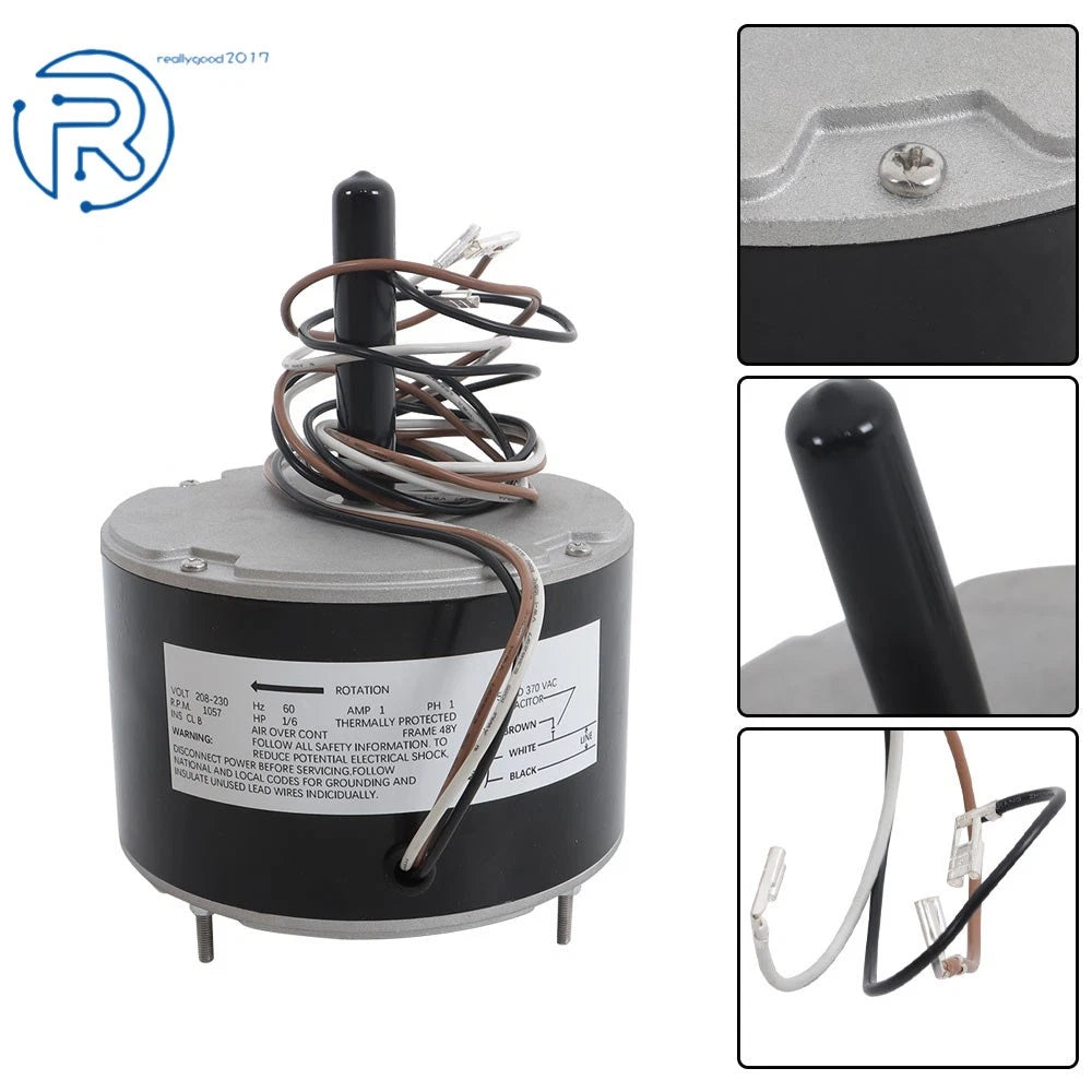 Condenser Fan Motor for GE Genteq (1/6 HP)