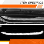 LED Headlight for Chevrolet Blazer (2019–2022) - Driver Left Side, Black Housing