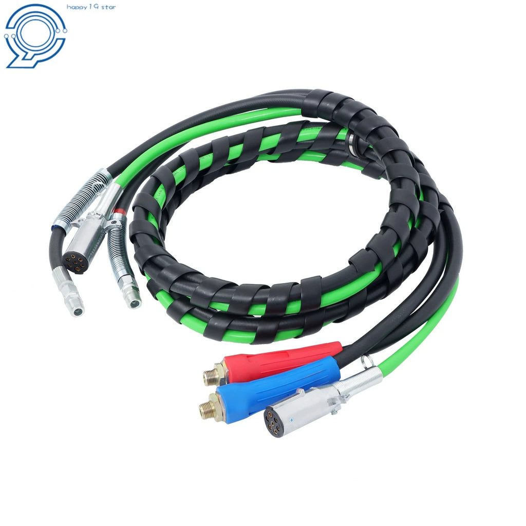 3X 12Ft Air Line Hose Assemblies for Semi Truck Tractor Trailer