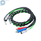3X 12Ft Air Line Hose Assemblies for Semi Truck Tractor Trailer