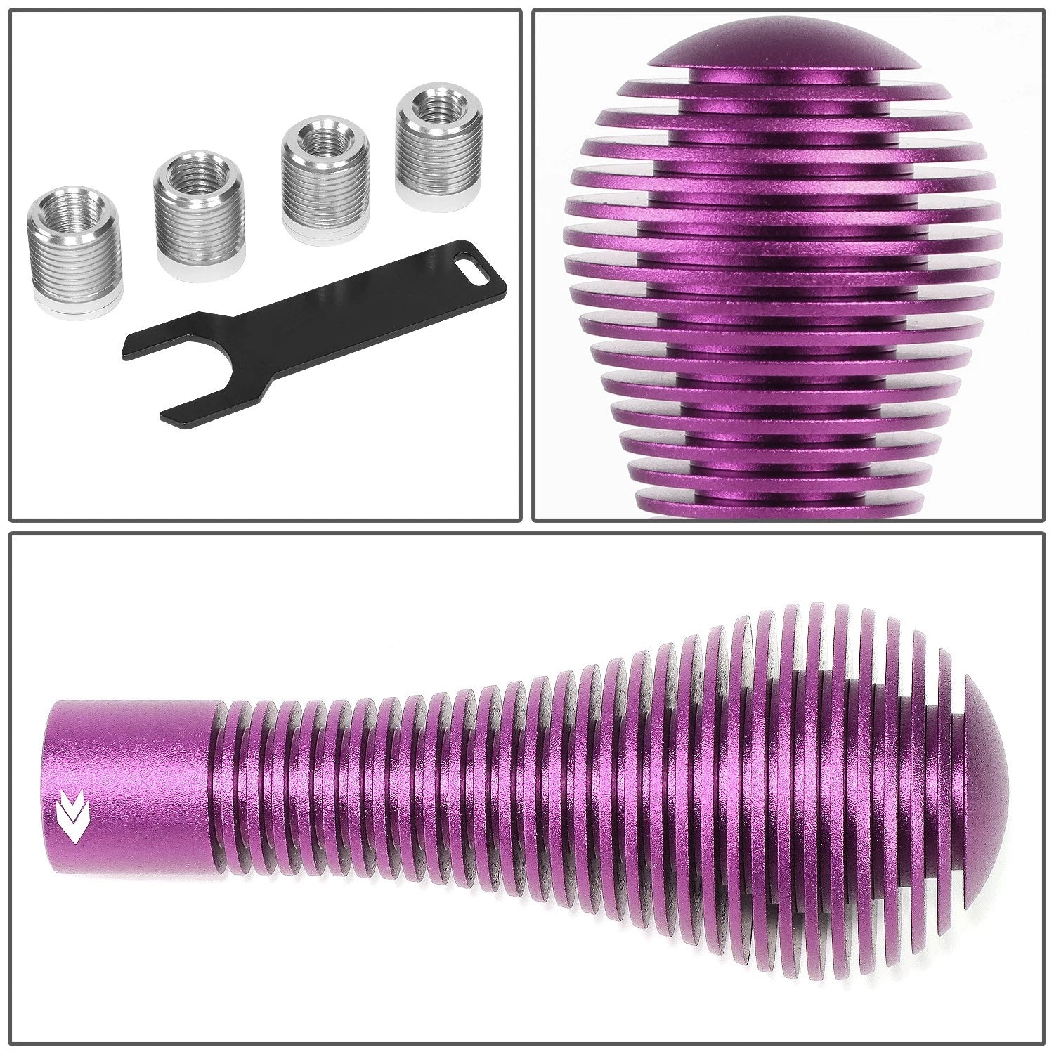 NRG SK-701PP Shift Knob with Adapters for Universal Fit (119mm)
