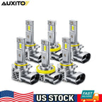 Set of 2 AUXITO 9005 9006 H11 LED Headlight Bulbs Conversion Kit