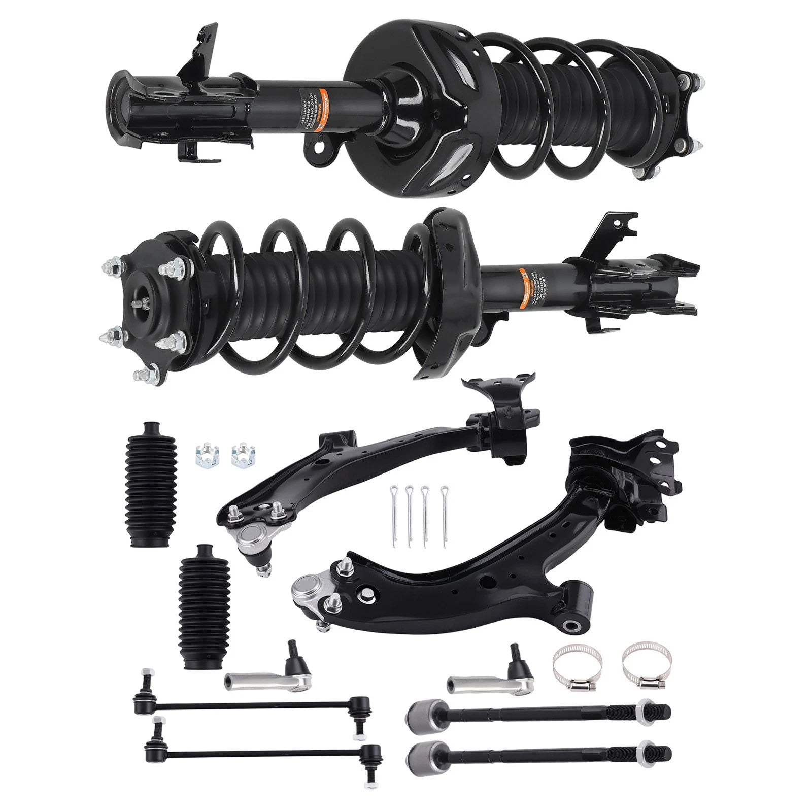 Front Struts + Lower Control Arms + Sway Bar Kit for Honda CR-V (2007–2011)