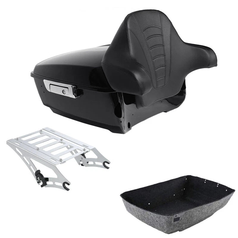 Trunk Backrest Mount Rack for Harley Touring CVO Road Glide (2014–2026)