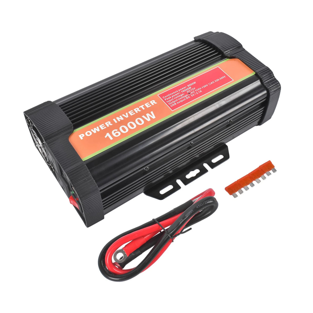 16000W Car Power Inverter DC 12V to AC 110V Pure Sine Wave