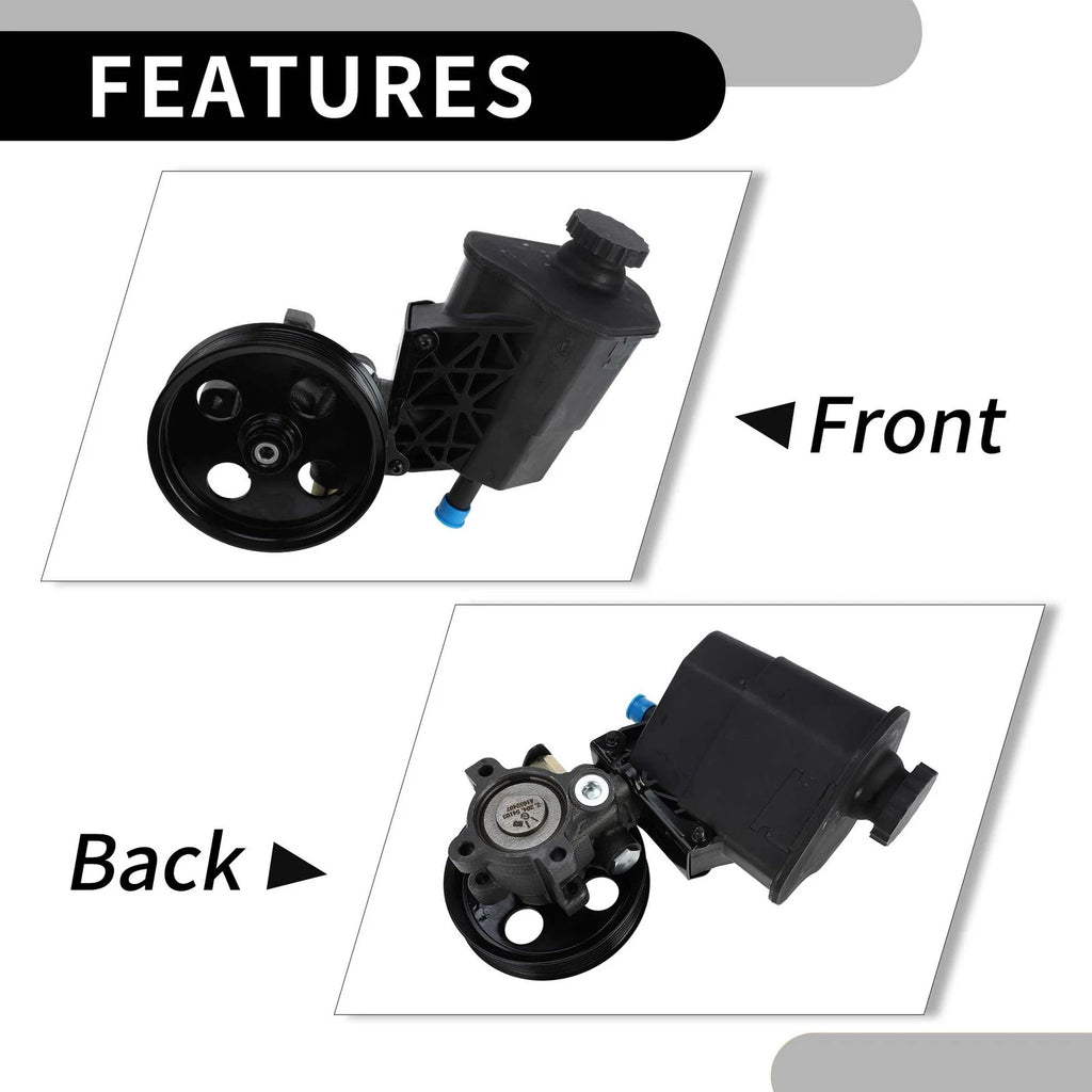 Power Steering Pump with Reservoir 52113454AK for Dodge Ram 1500 (2002–2007)