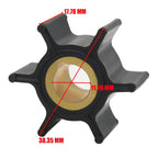 Water Pump Impeller for Johnson Evinrude/OMC BRP 4-8HP (389576, 436137)
