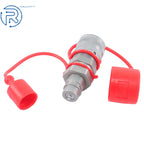 Set of 2 Hydraulic Coupler Adapters for ISO 16028 to Ag ISO 5675