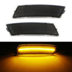 2X LED Front Bumper Side Marker Light for Tiguan (2008–2023) Amber Smoked