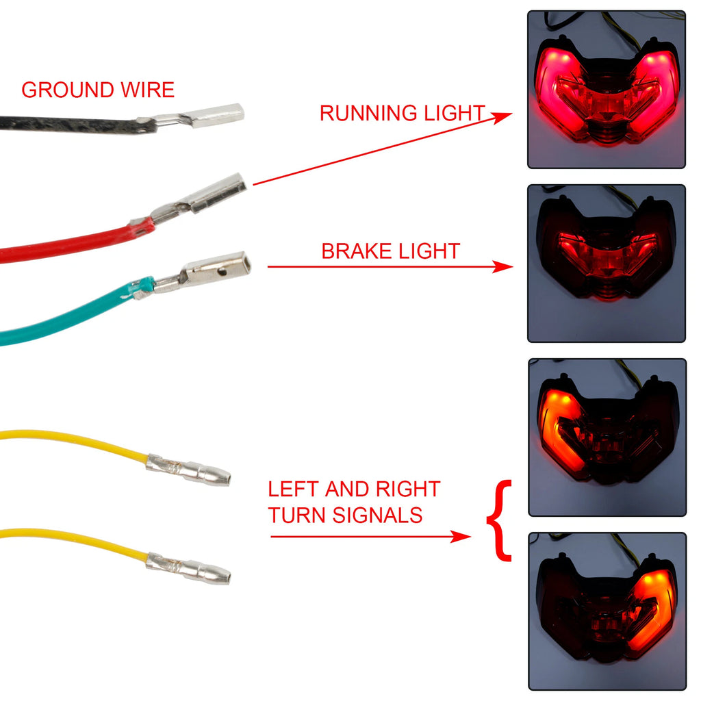 Tail Light Integrated Turn Signals for Ducati Multistrada V4S V4 (2021–2023)