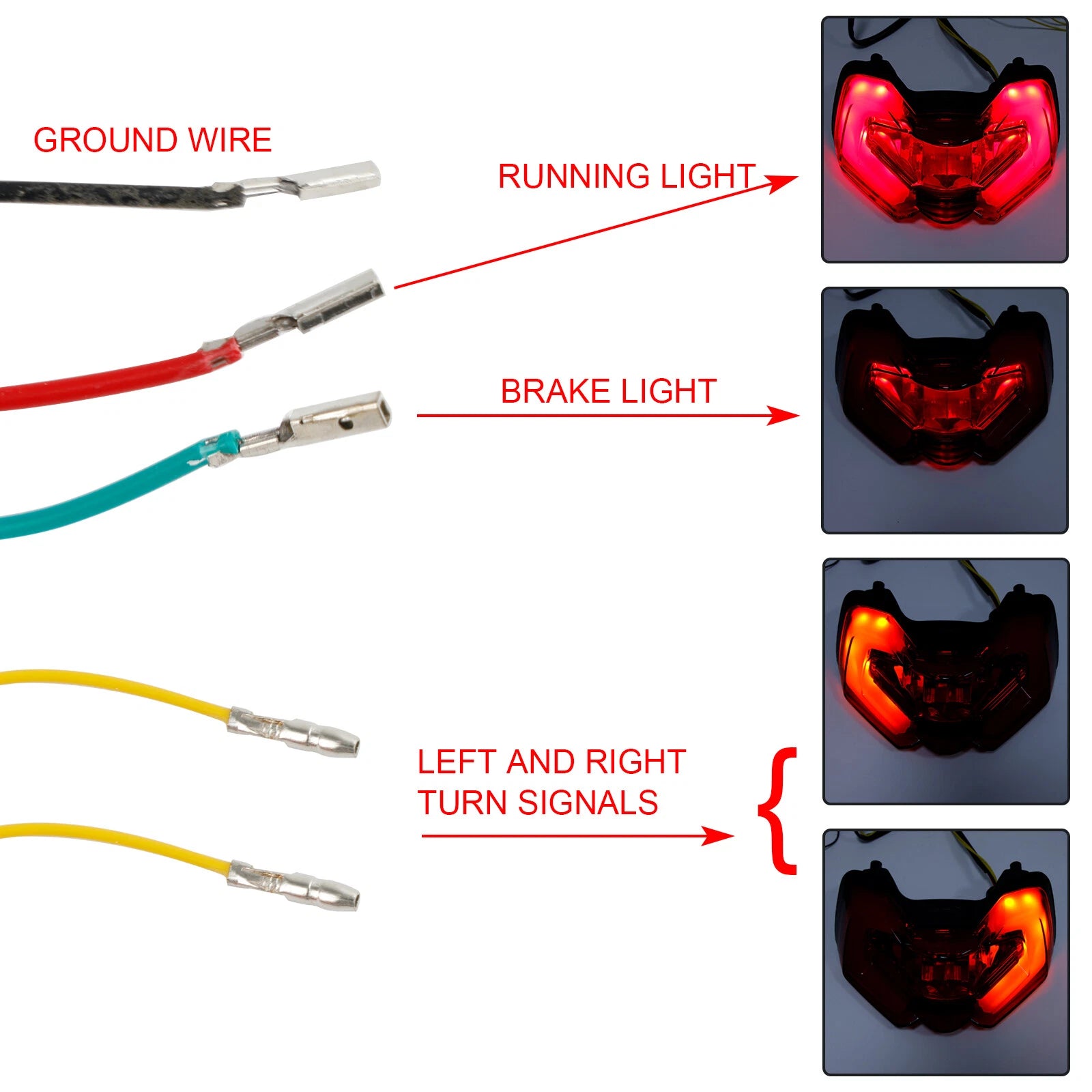 Tail Light Integrated Turn Signals for Ducati Multistrada V4S V4 (2021–2023)